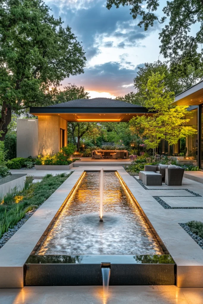 Add a Central Water Feature