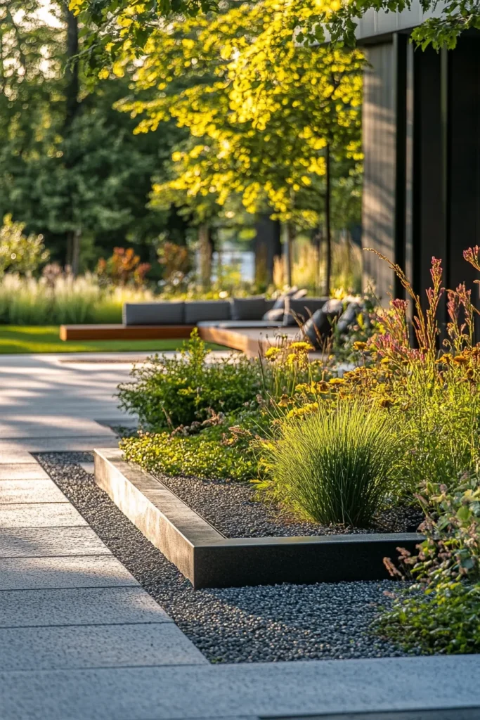 Blend Hardscape with Softscape