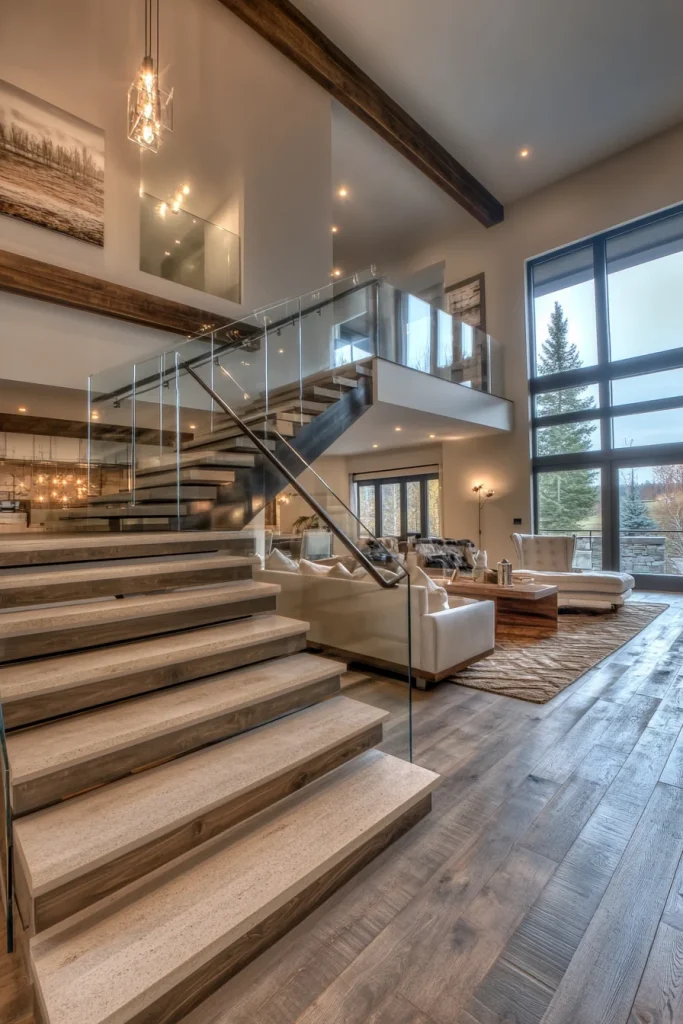 Glass Railing for Open Sightlines