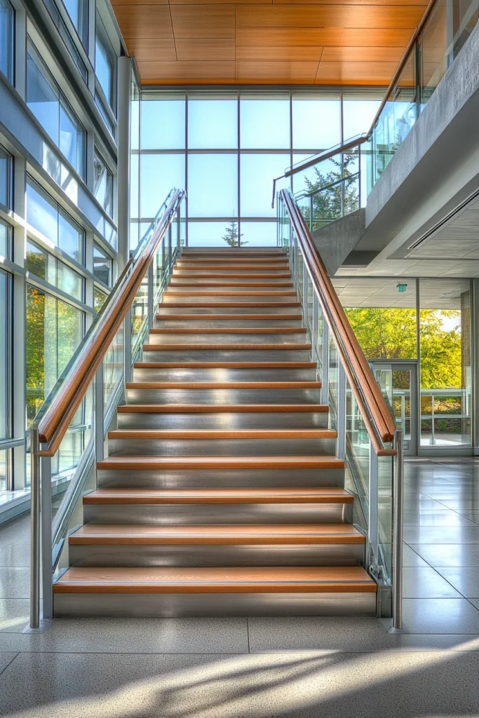 Mixed Material Staircases