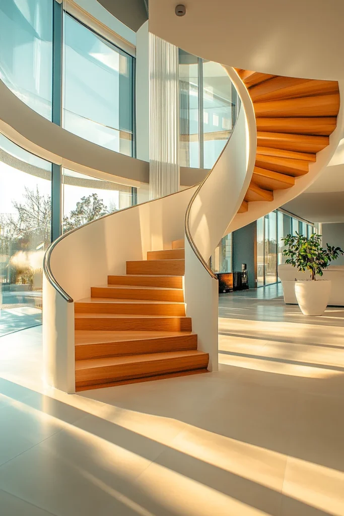 Spiral Staircases for Compact Spaces