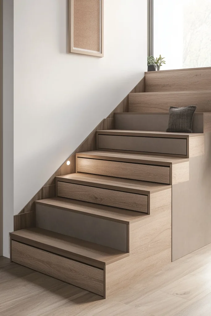 Storage-Integrated Stairs