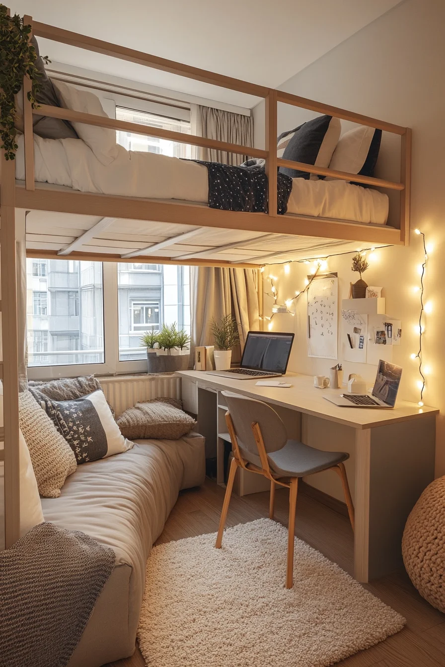 Use Lofted Beds for Extra Space