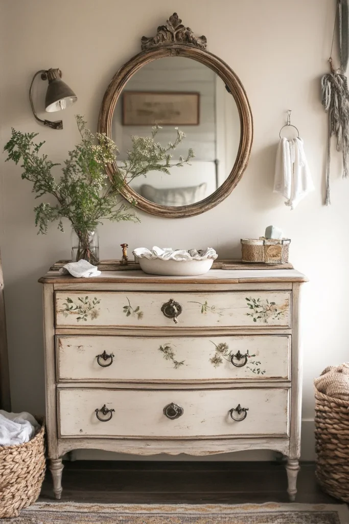 Vintage Dresser Turned Vanity