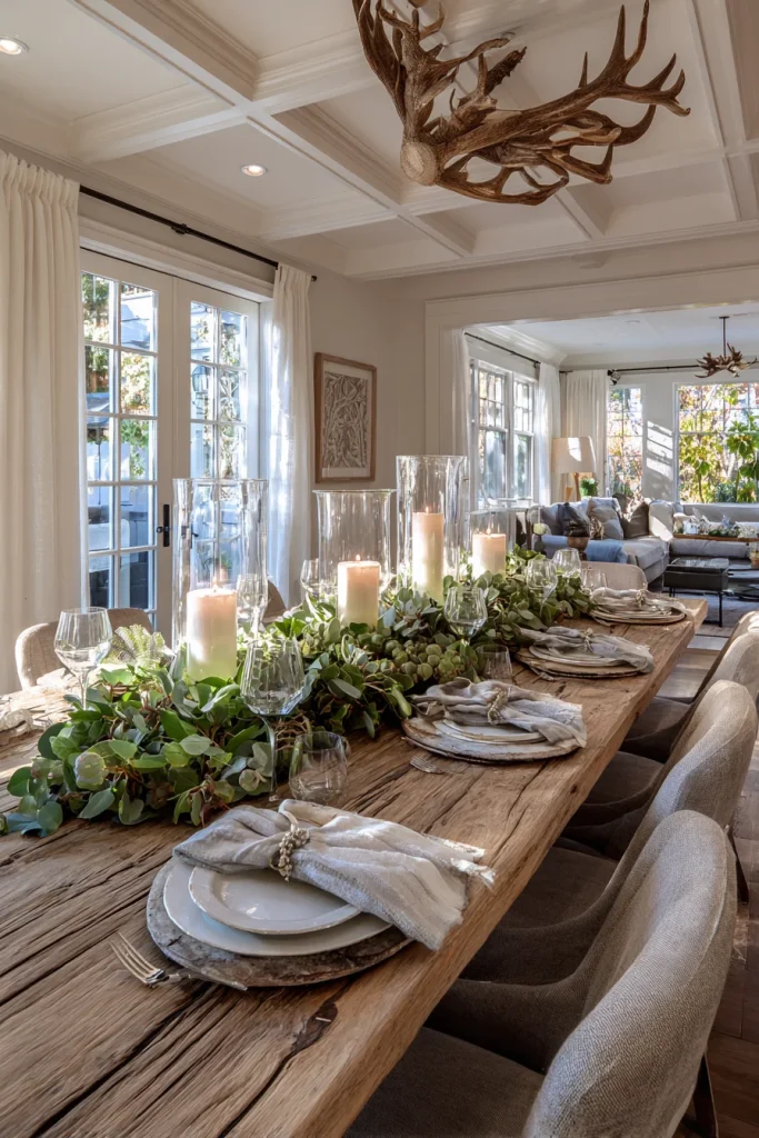 Add Greenery with Table Garlands