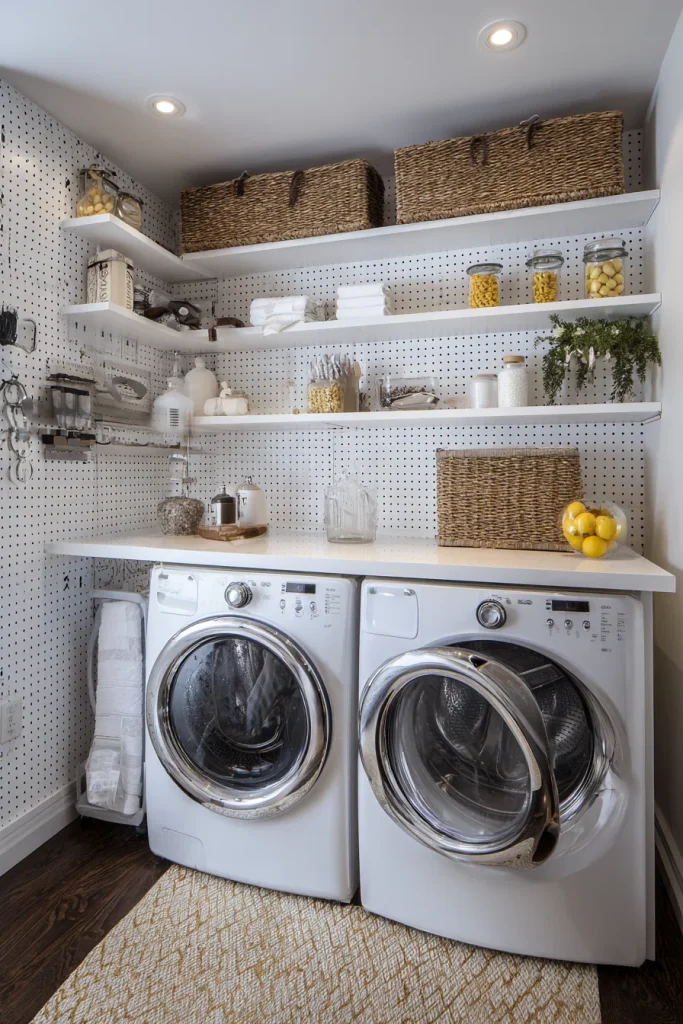Add Pegboards for Hanging Tools