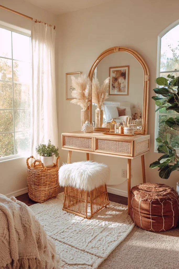 Boho Rattan Touches