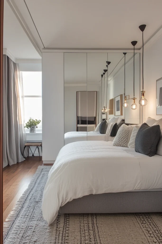 Floor-Length Mirrors for Depth