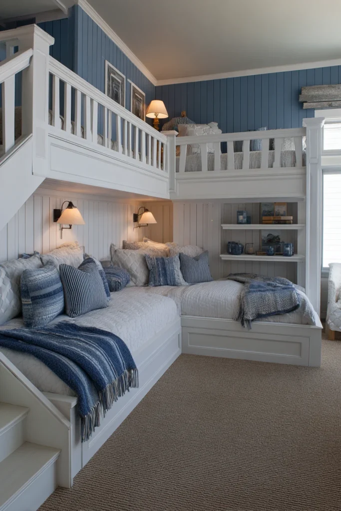 L-Shaped Bunk Beds