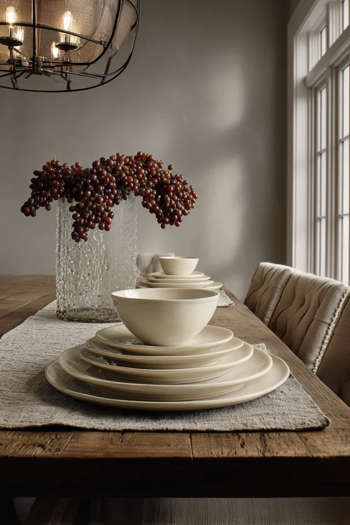 Layer Dinnerware for Depth