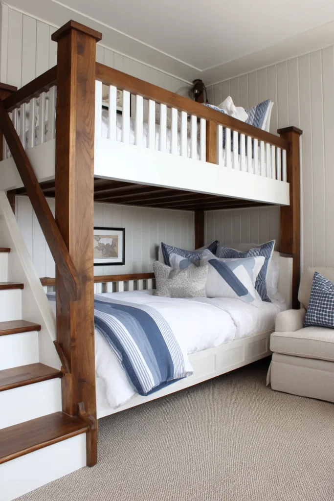 Minimalist Wooden Bunk Beds