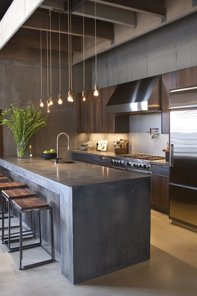 Sleek Industrial Touches