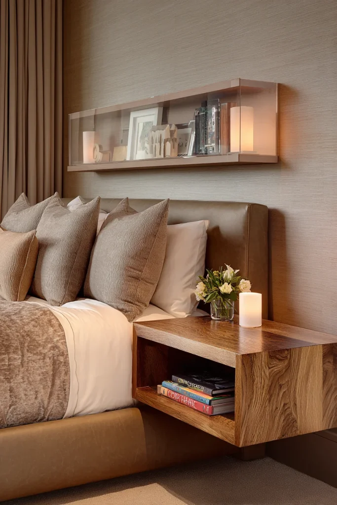 Try a Floating Nightstand