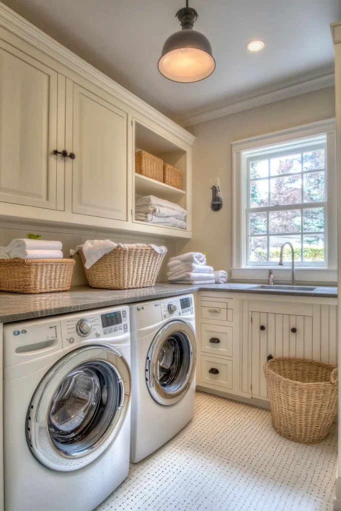 Use Built-In Cabinets for Storage
