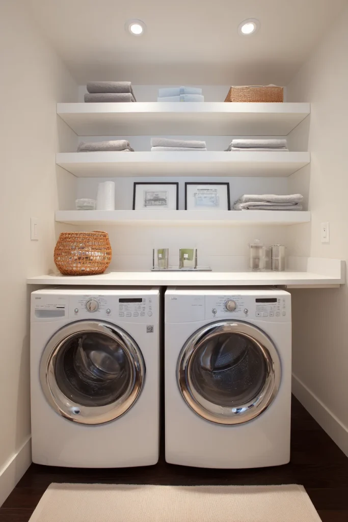 Use Floating Shelves Above Appliances