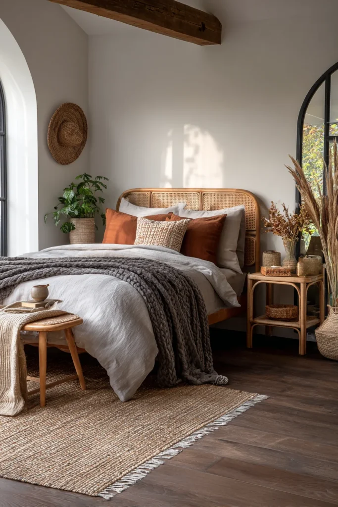 Use Rattan and Woven Accents