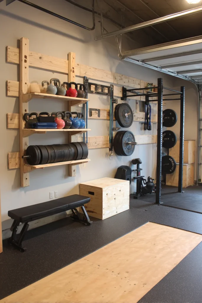 Wall-Mounted Racks Save Floor Space
