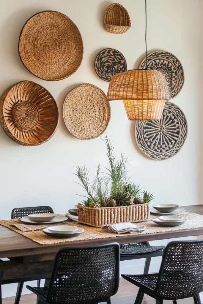 Woven Baskets or Textiles