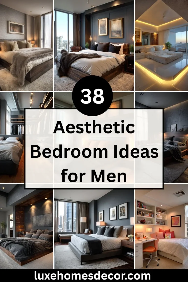 aesthetic bedroom ideas for men