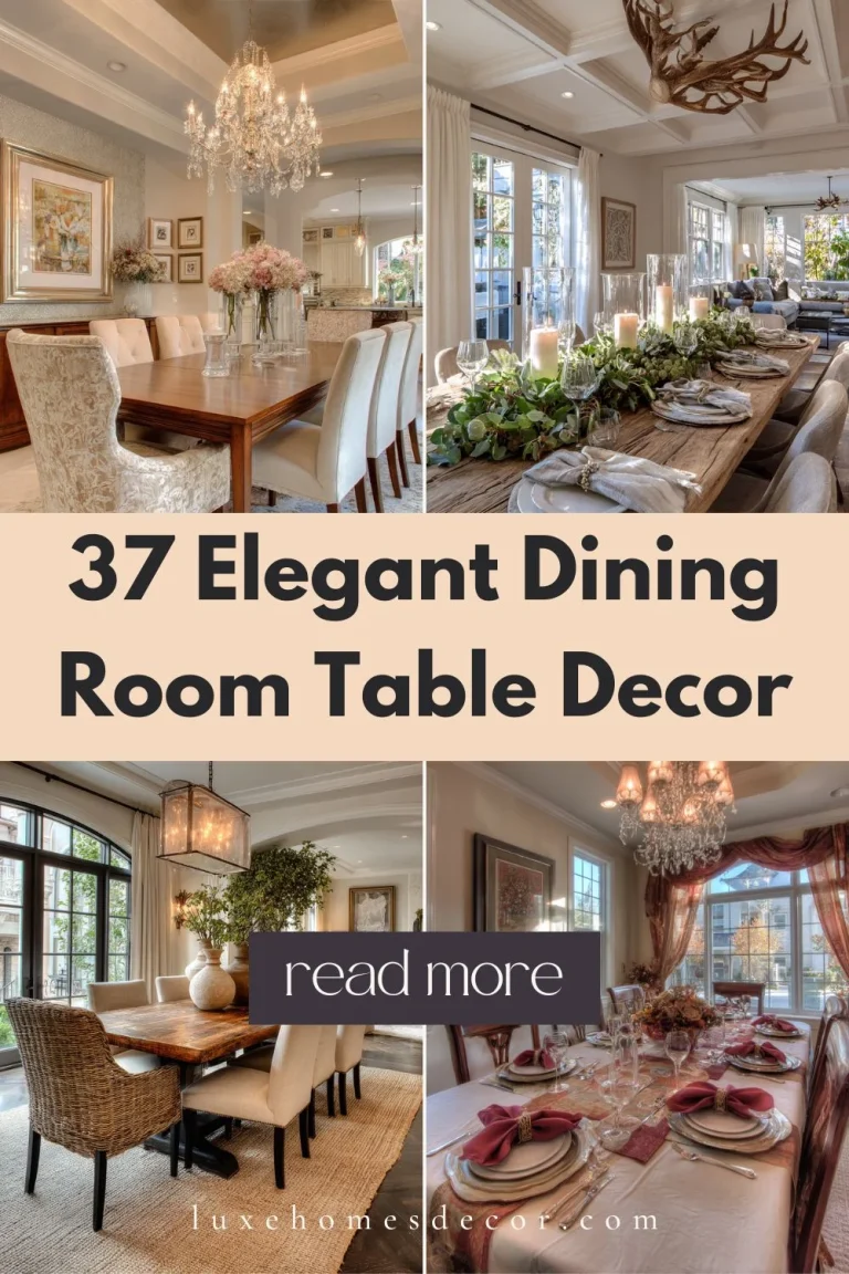 dining room table decor