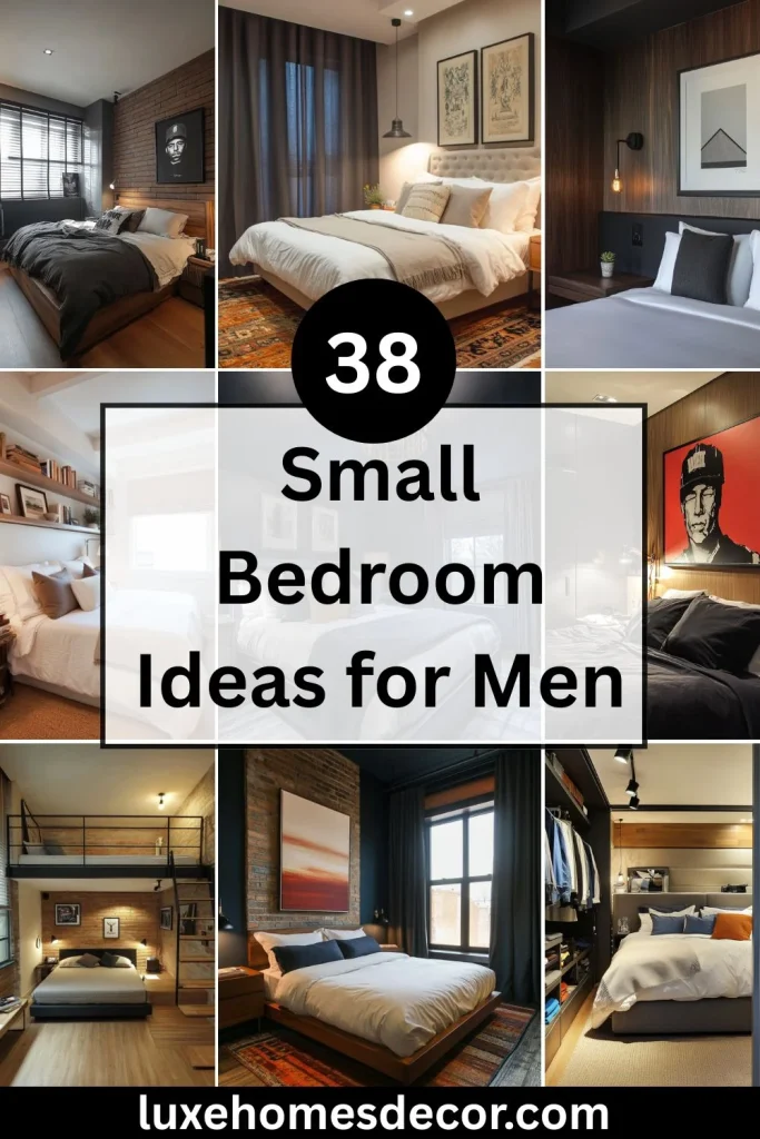 Small Bedroom Ideas for Men