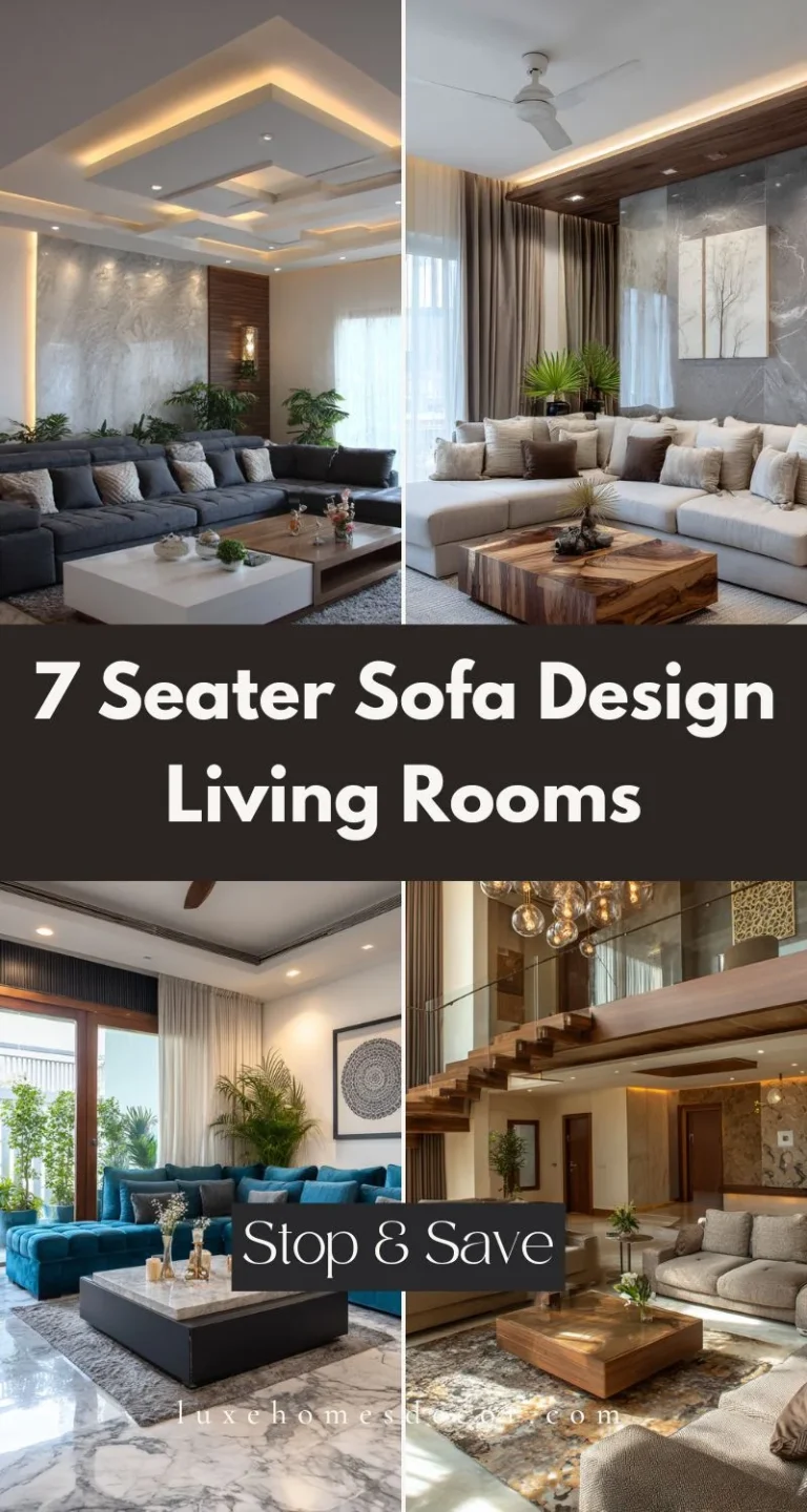7-Seater Sofa Designs Living Room