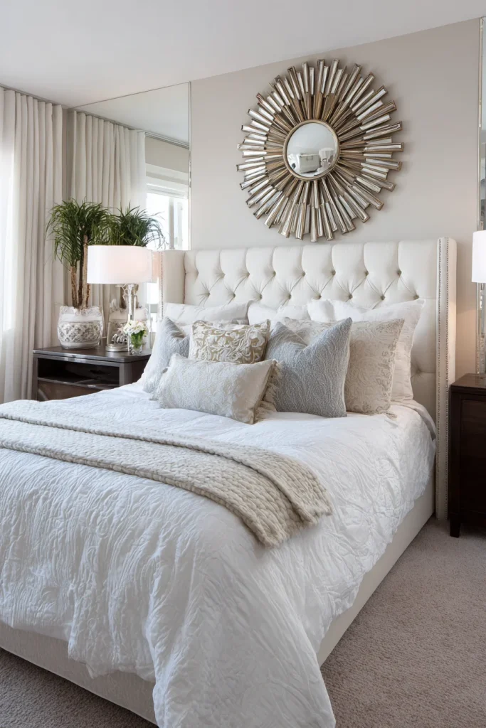 Above headboard symmetry