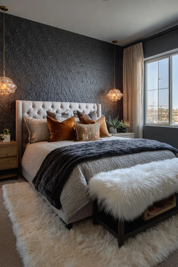 Accent Wall with Texture