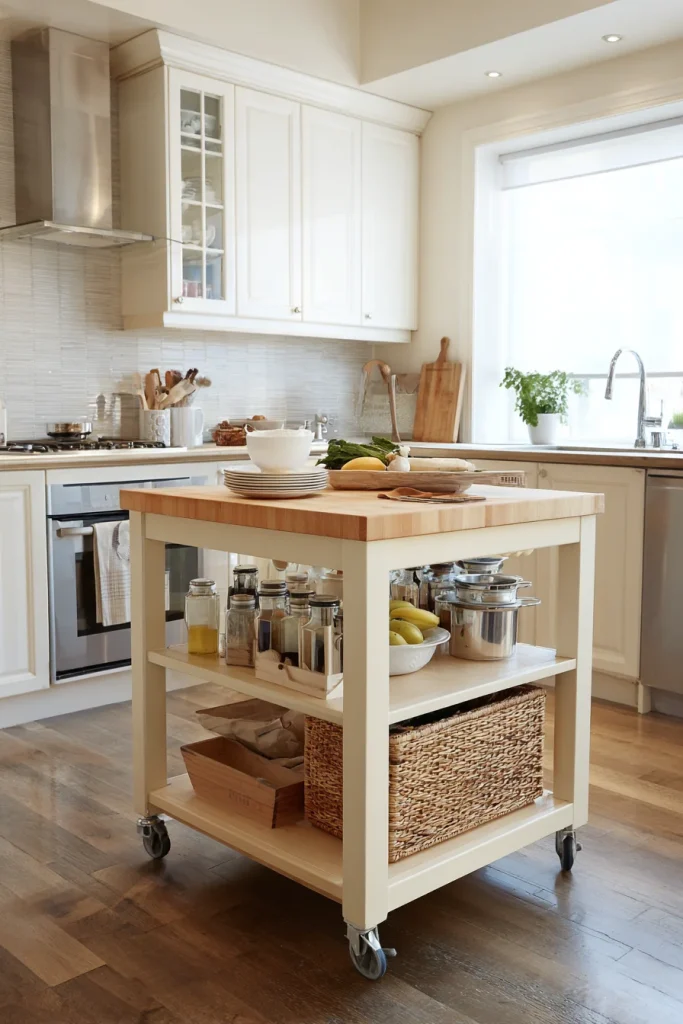 Add a Rolling Island Cart