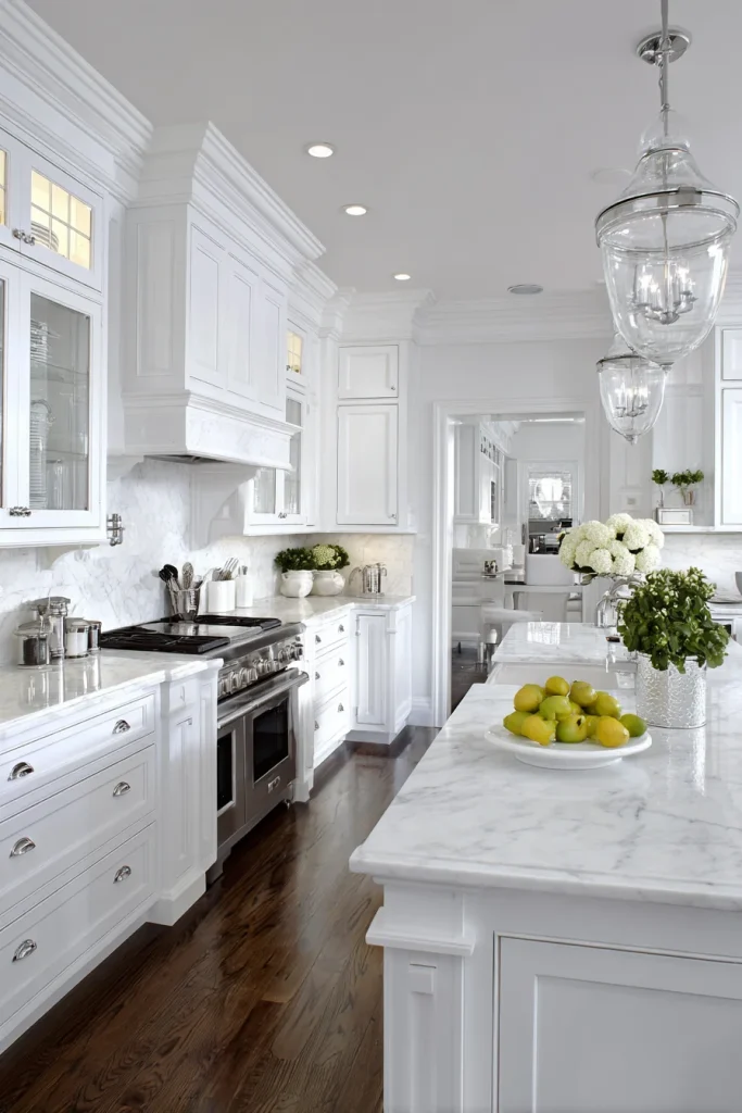 All-White Small Kitchen