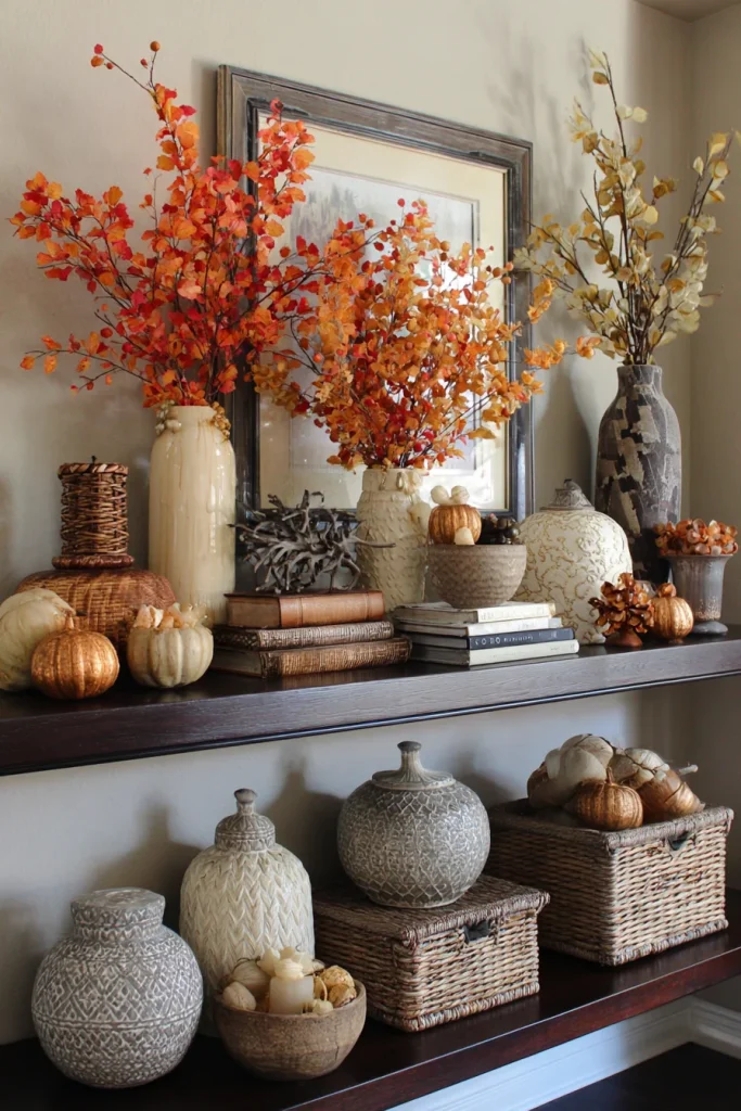 Autumn Shelf Accents