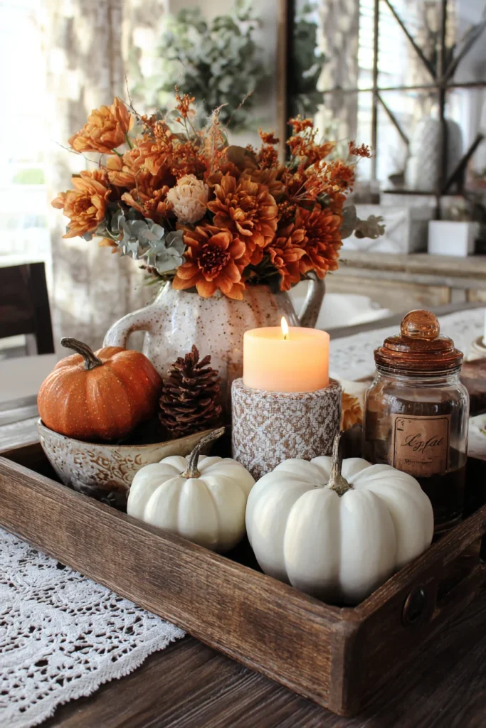 Autumn Tiered Tray Styling