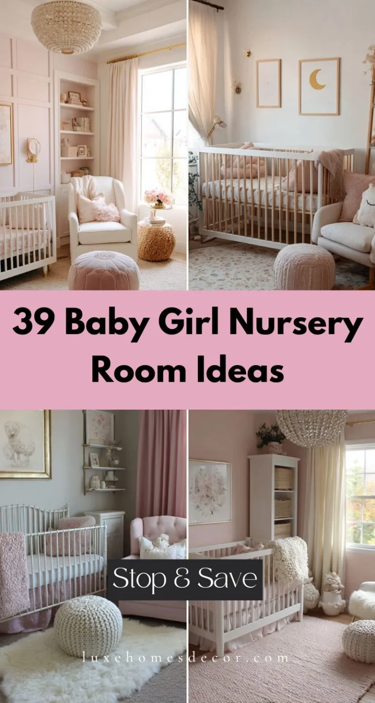 Baby Girl Nursery Room Ideas