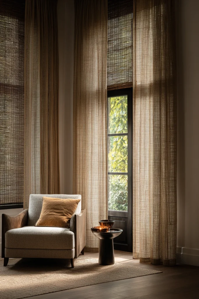 Bamboo or Woven Blinds
