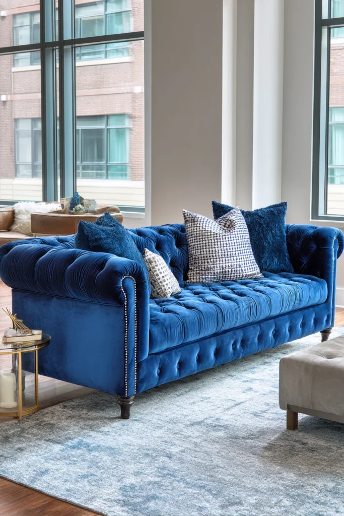 Bold Blue for a Modern Edge