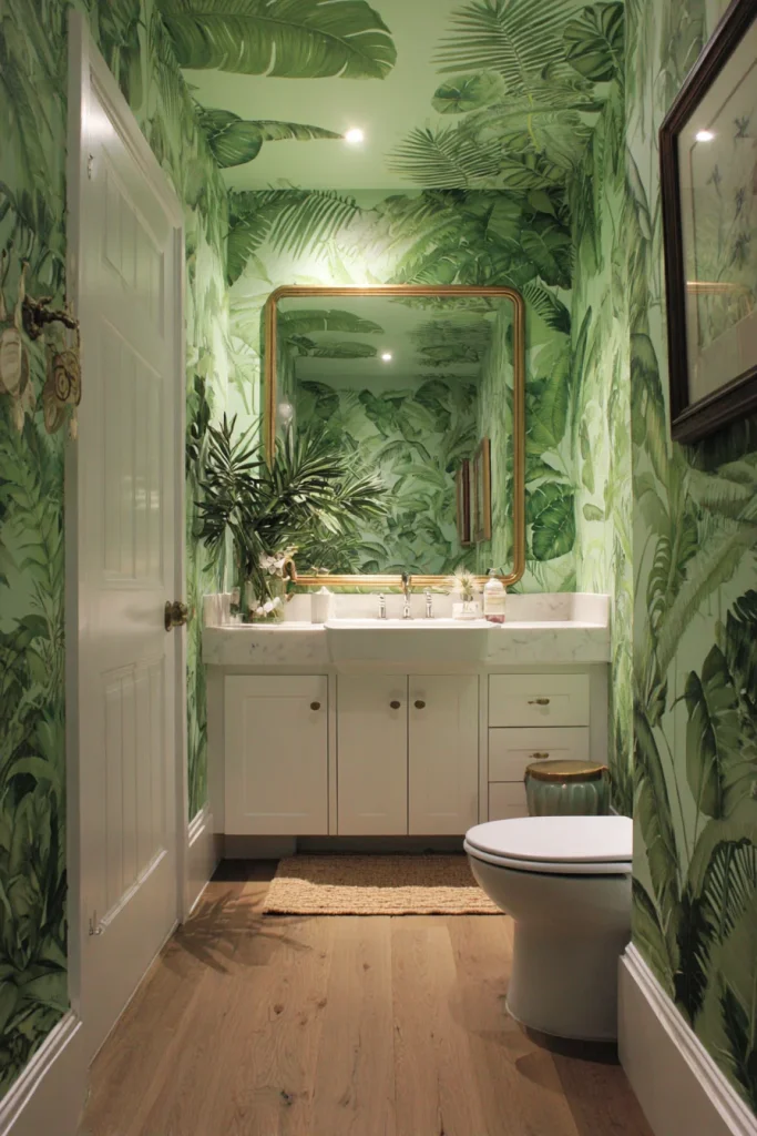 Botanical Wallpaper Accents