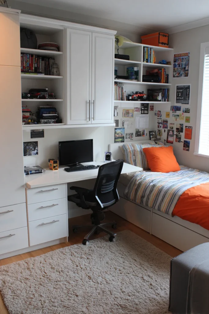 Compact Built-in Desk