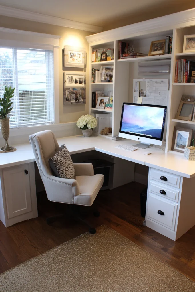 Corner Desk Layout