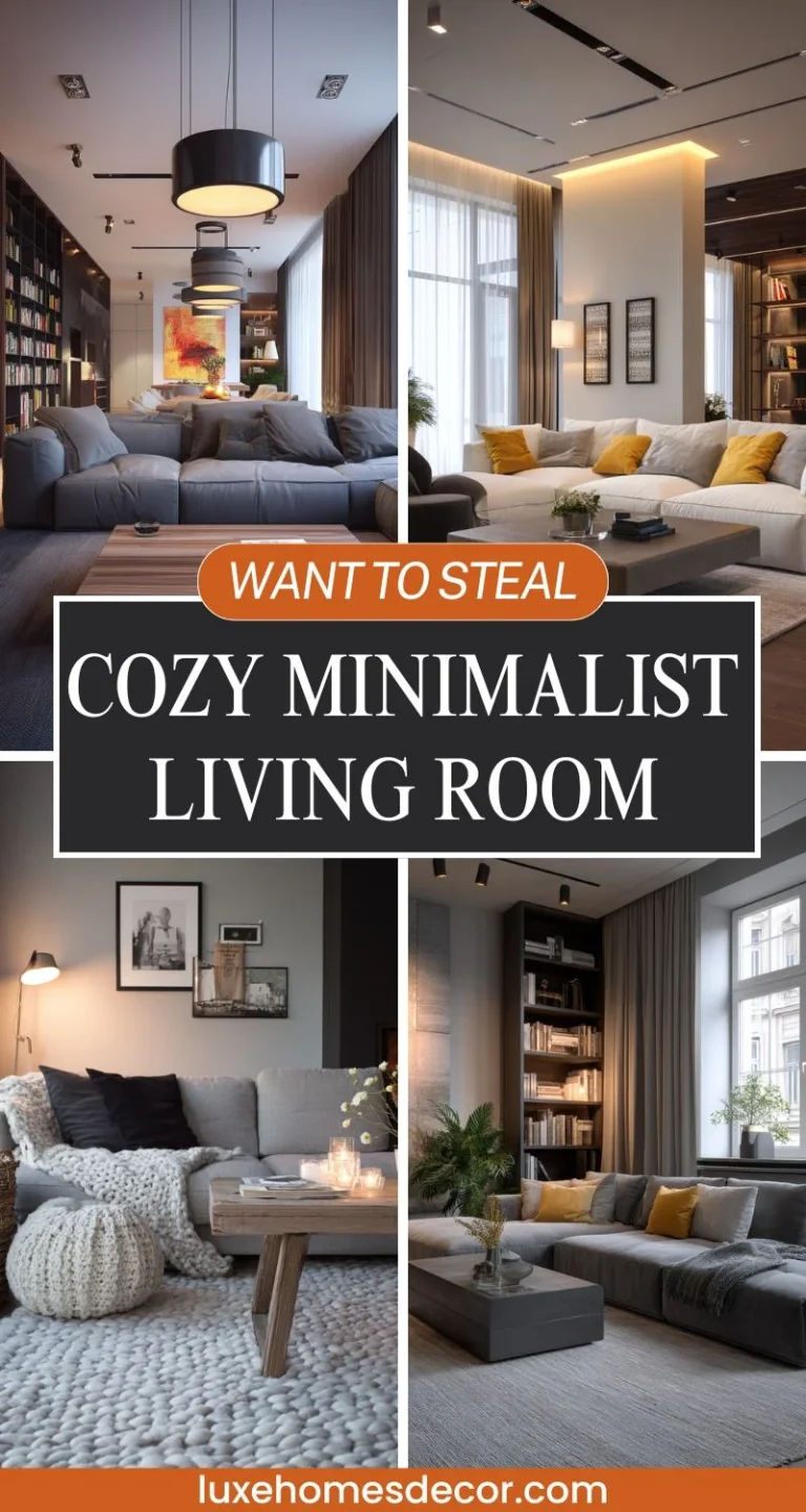 Cozy Minimalist Living Room