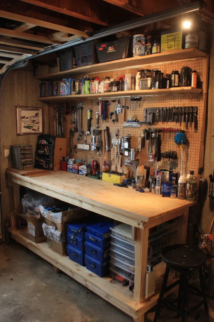 DIY Man Cave Workbench