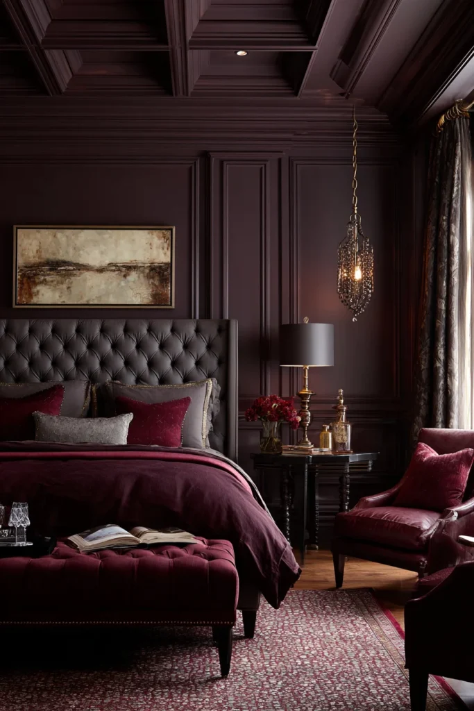Deep Burgundy Accents