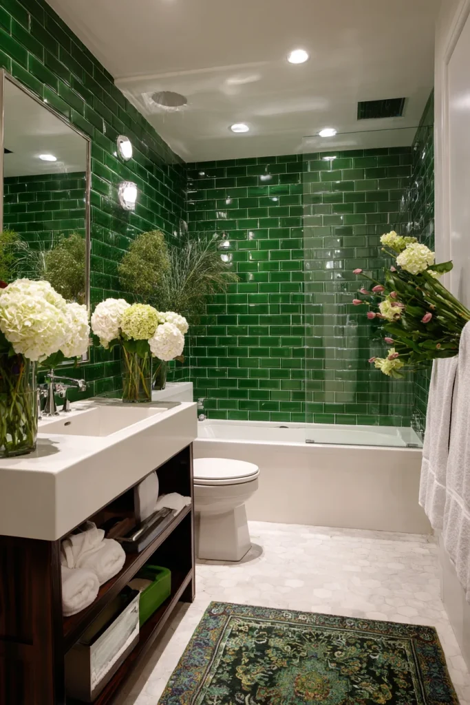 Emerald Subway Tiles