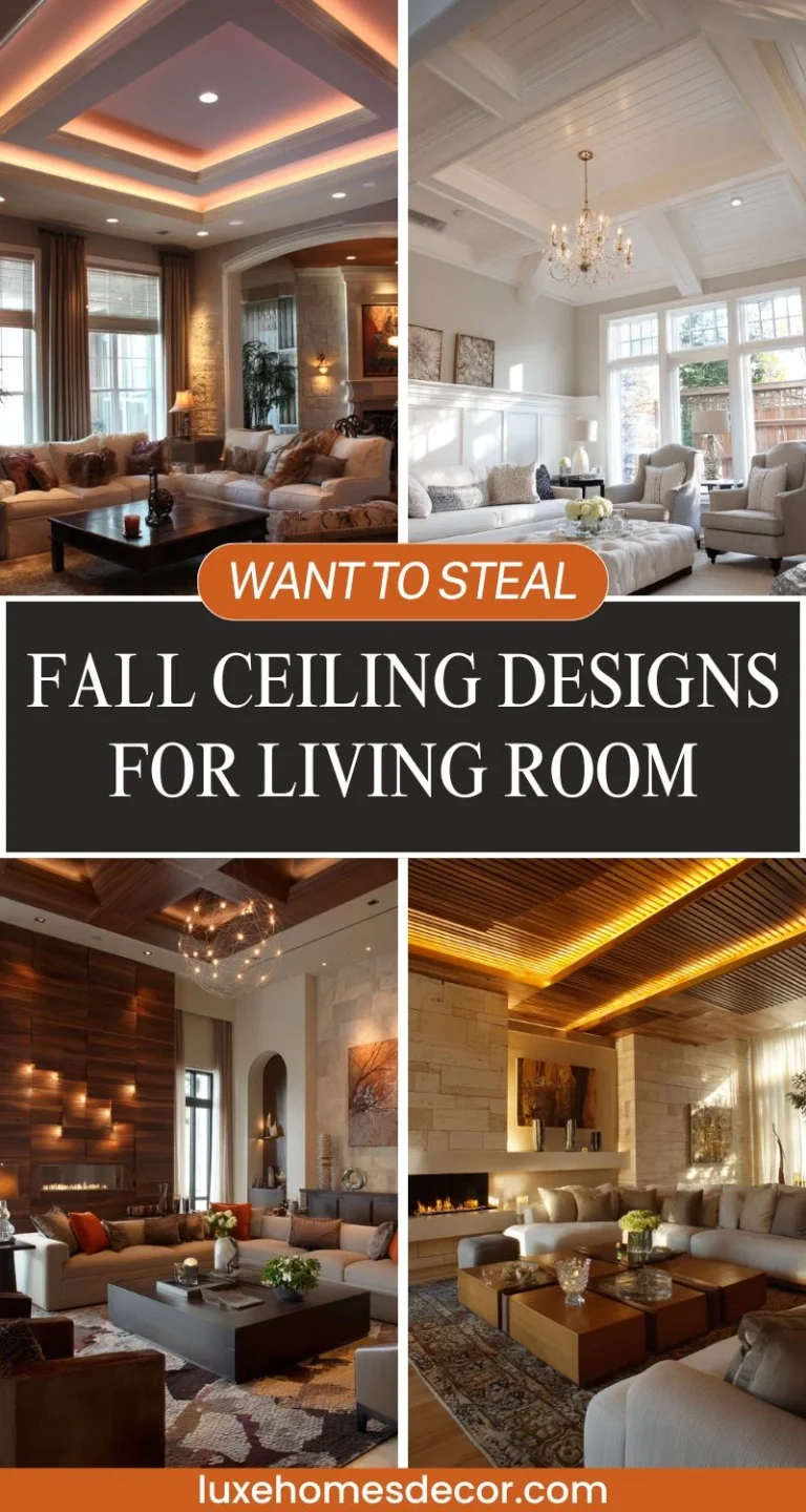 Fall Ceiling Designs for Living Room