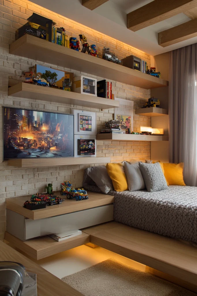 Floating Shelves Display