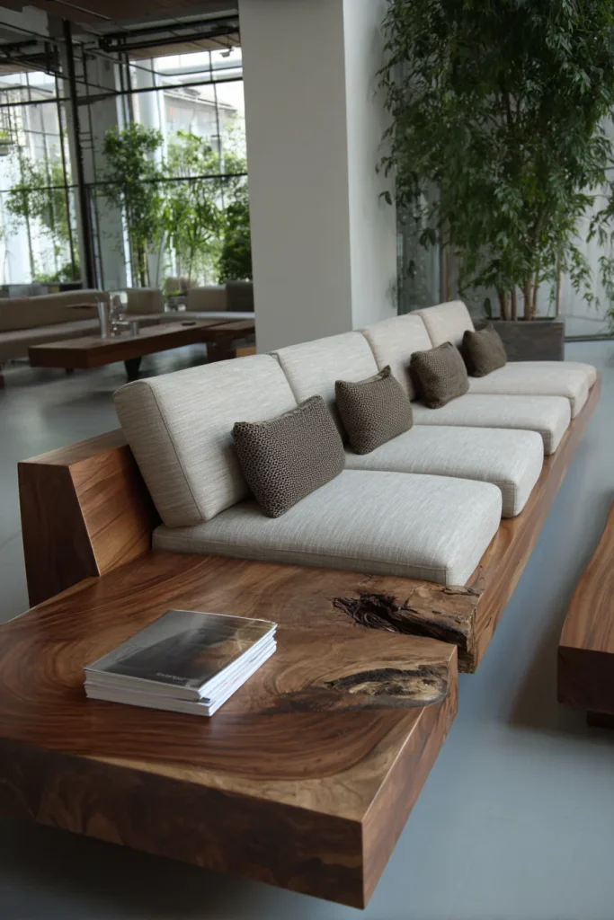 Floating Wooden Base Design