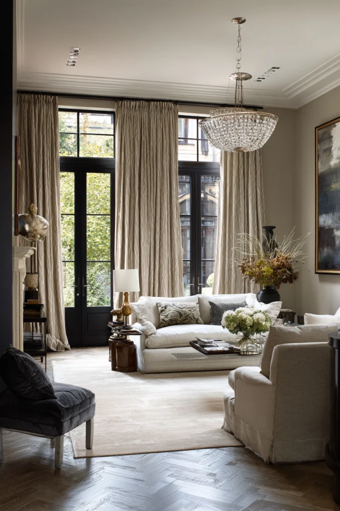 Floor-to-Ceiling Drapes