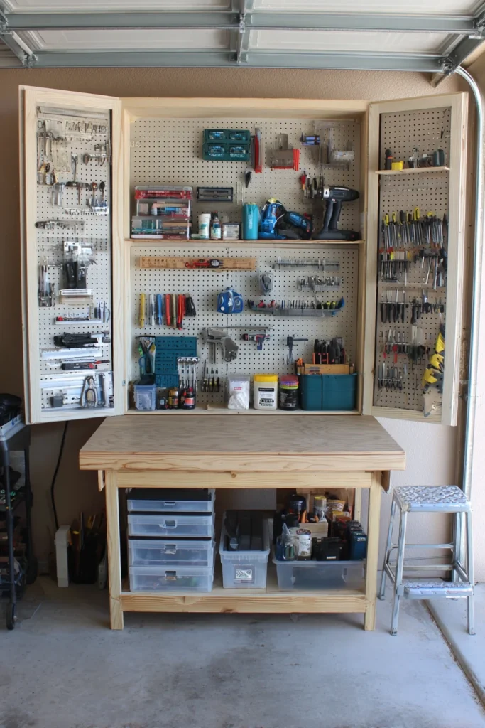 Foldable Workbench Setup