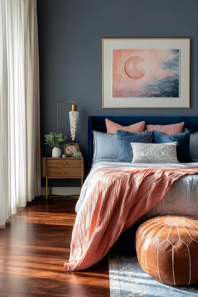 Framed Fabric or Wallpaper Art