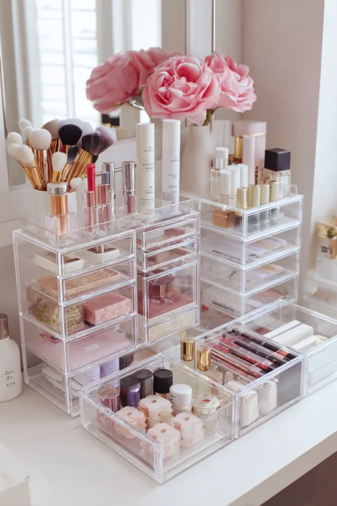 Go Minimal With Clear Acrylic Organizers