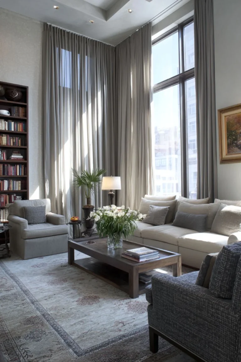 Grey Curtains Living Room